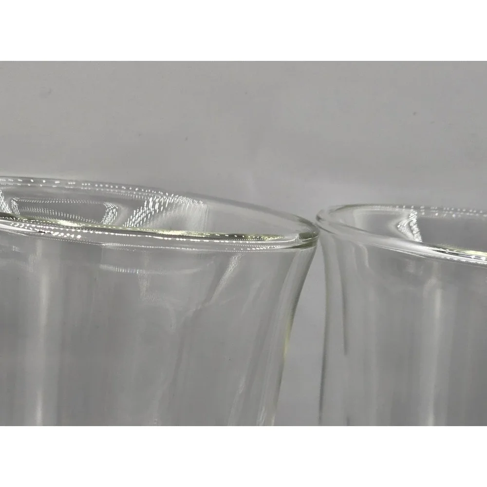 DeLonghi Cappuccino Glasses Double Wall‎ 270ml (9.1oz) Thermal Glass Set of 2